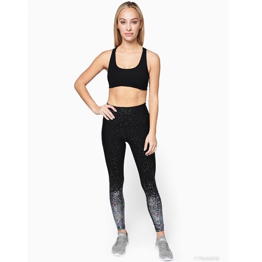 Beyond Yoga Alloy Ombre High Waisted Midi Leggings